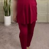 ست راحتی babyآستین کوتاه چپ و راستی طوسی سایز 1