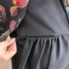 پیراهن بارداری شیردهی ماهک مشکی سایز 2