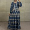 ساحلی نخی طرح هندی نارنجی
