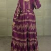 ساحلی نخی طرح هندی نارنجی