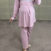 ست راحتی لک لک آستین بلند کالباسی سایز 2