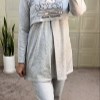 ست راحتی بارداری baby آستین بلند رنگ طوسی سایز 2