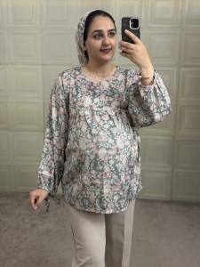 شومیز بارداری شیردهی نقره
