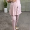 ست راحتی بارداری baby آستین کوتاه زرشکی سایز1