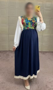 پیراهن بارداری شیردهی عسل